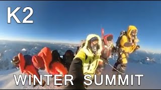 Video of First K2 Winter Summit  Final Steps [upl. by Bronson550]