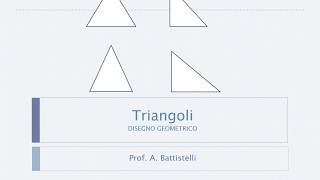 TRIANGOLI TUTORIAL DI DISEGNO FACILE equilatero isoscele rettangolo [upl. by Randolf]