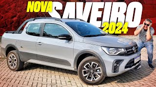 Nova VW Saveiro 2024  TURBO AUTOMÁTICA PREÇOS E VERSÕES CABINE DUPLA SAIBA TUDO SOBRE A PICAPE [upl. by Yetti629]