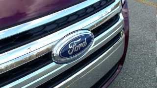 2012 Ford Edge SEL SUV Eco Boost Detailed Walkaround [upl. by Sayette]