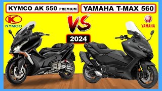 ➤ NUEVA KYMCO AK550 PREMIUM vs YAMAHA TMAX 560  2024 Bien pero NO trompo1 [upl. by Granniah464]