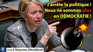 Une députée belge quitte la politique Nous ne sommes plus en démocratie [upl. by Henleigh27]