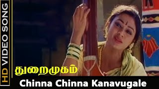 Chinna Chinna Kanavugale Song  Thuraimugam Movie  Arunpandian Shobana  KS Chithra Hits  HD [upl. by Nwahshar]