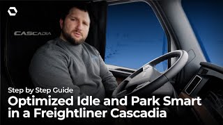 Freightliner Cascadia Opti Idle  How To Set It And How It Can Be Your Friend [upl. by Ahsym]