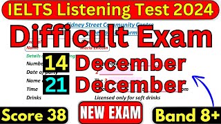 VERY HARD IELTS LISTENING PRACTICE TEST 30 NOVEMBER 5 DECEMBER 2024 WITH ANSWERS  IELTS  IDP amp BC [upl. by Nanreh]