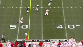 Gordon Gives The Badgers a 57 Yard Touchdown [upl. by Reich913]