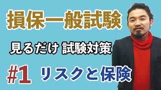 1【損保募集人一般試験★練習問題解説★】基礎単位「第1章 リスクと保険」 [upl. by Duster]