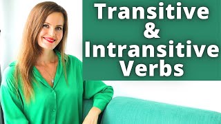 TRANSITIVE and INTRANSITIVE Verbs in English language English Grammar [upl. by Ragde116]