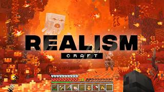 RealismCraft 14  The Most Realistic Minecraft Nether Experience Ever [upl. by Eustacia182]