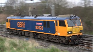 4K WCML Train Spotting At Crewe Basford Hall Junction On The 08032024 [upl. by Asaert]