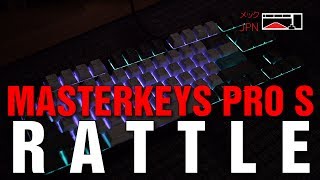 Cooler Master Masterkeys Pro S with Custom Keycaps [upl. by Eilyw]