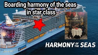 Boarding Harmony of the seas in Starclass in 2 bedroom Aqua theater suite ‼️ harmonyoftheseas fun [upl. by Onailimixam906]