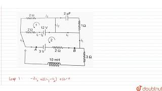 A circuit containing a two position switch S is shown in figure a The switch S is in [upl. by Layol716]