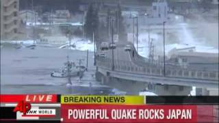 Japan Tsunami Live Footage  1132011 [upl. by Haym]