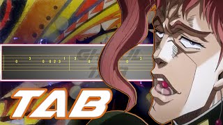 Virtuous Pope Kakyoins Noble Pope Theme JoJos Bizarre Adventure Guitar Tab 譜 Tutorial [upl. by Emiolhs978]