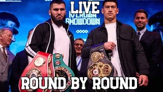 ARTUR BETERBIEV DMITRY BIVOL FULL ROUND BY ROUND amp WATCH PARTY [upl. by Fredel564]