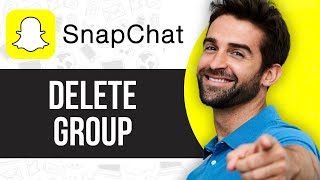 How to a Delete Group in Snapchat Easy 2024 [upl. by Lombardy]