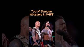 Bloodline Legacy Top 10 Samoan Wrestlers in WWE shorts [upl. by Yrolam894]