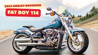 2024 HarleyDavidson Fat Boy 114 A Timeless Icon with Modern Power [upl. by Delisle]