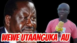 Nani hajui Raila anakuanga namba mbili Ataanguka AU Furious mombasa resident fumes [upl. by Feer]