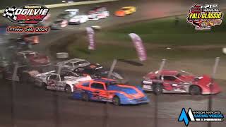 Ogilvie Raceway WISSOTA Super Stock AMain 21st Annual Fall Classic 10524 [upl. by Persons]