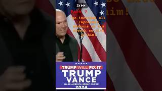 Dana UFS at Trump speech 🎤 👏part6trumpspeech trumpnews trump2024 elections2024 [upl. by Ahcatan]