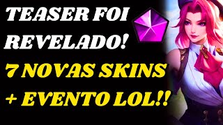 Teaser Visual para 2 Novas Skins Míticas  5 Novas Skins e Evento no League of Legends [upl. by Essined]