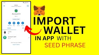 How to Recover Metamask Wallet on Mobile App with Seed Phrase  Secret Recovery Phrase [upl. by Drud]