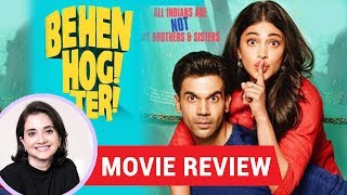 Behen Hogi Teri  Movie Review  Anupama Chopra [upl. by Norval]