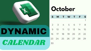 How to Create a Dynamic Calendar in Excel  224 Years Calendar Done for You [upl. by Eeralih]