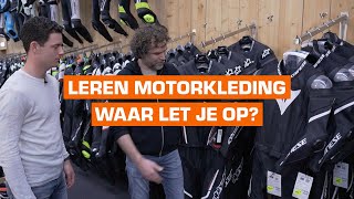 Sportief leren motorkleding  Waar moet je rekening mee houden [upl. by Balbinder144]