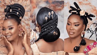 Gabon Coiffures Mariage Coutumier Traditional Gabonese WeddingsAfrican wedding hairstyles [upl. by Moll]