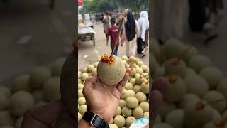 Tasty Masala Bel or Wood Apple Mouth Watering Street Food shorts fruits streetfood trending [upl. by Samled]