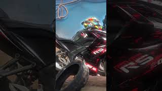 tyre upgrade rs 200 bs3 modified bikerstunt bikemodification bikers shorts [upl. by Goggin]