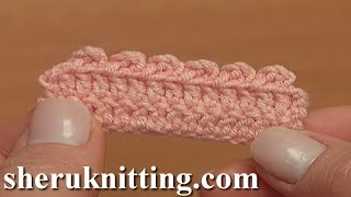 Crochet 3 Chain Picot Part 12 of 26 Crochet Basics [upl. by Anikat]