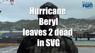 Hurricane claims 2 lives in SVG [upl. by Aicillyhp]