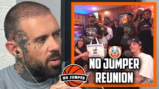 Adam Reacts To The BOF No Jumper Reunion Bricc Says Flakko Runs Their Podcast [upl. by Nedroj]