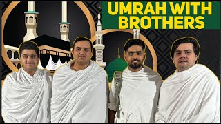 Umrah with brothers  Babar Azam  Imam ul Haq  Naseem Shah  Iftikhar Ahmed [upl. by Ttenaej]