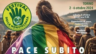 Sabato 5 ottobre 2024  Esperienze di pace nonviolenza sostenibilità  Mattino [upl. by Aronoh]