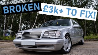 Everything broken on my Mercedes W140 S500 Business Edition  is this really the greatest Sclass [upl. by Aekerly]