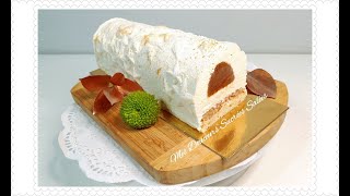 Recette Bûche Vanille insert coulant Praliné [upl. by Barr]