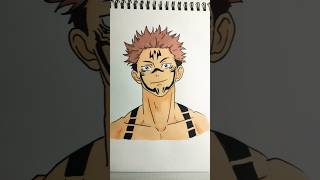 Dessin de Sukuna JujutsuKaisen Sukuna drawing [upl. by Horick]