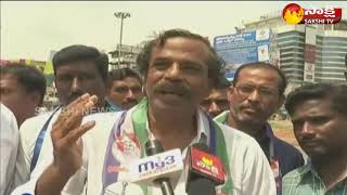 YSRCP Leader Dr Nagesh made celebrations for 3000km padayatra [upl. by Cordalia58]