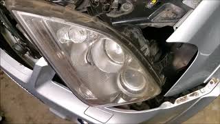 2008 ML63 AMG MERCEDES BALLAST REPLACEMENT LOW LEFT BEAM ERR MESSAGE [upl. by Yelsnit449]