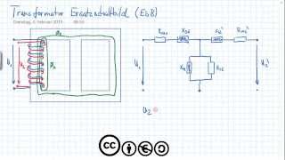 Transformator01 Beschreibung des Ersatzschaltbildes ESB [upl. by Aihsiym22]