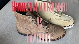 Red Wing Leather Comparison Hawthorne Abilene vs Hawthorne Muleskinner [upl. by Pickett]