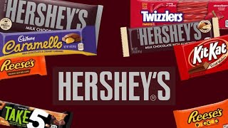 Products of Hershey Company  List of Brands Hershey owns  Hersheyland [upl. by Akilak]