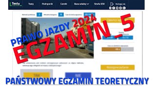 ✅❌Cały egzamin na prawo jazdy 2024❌✅ część 52024 kategoria B [upl. by Odlonra]