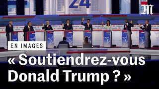 Présidentielle américaine 2024  le résumé du 1er débat des primaires républicaines sans Trump [upl. by Willms247]