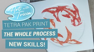 Tetra Pak printing  the whole process [upl. by Akinirt]